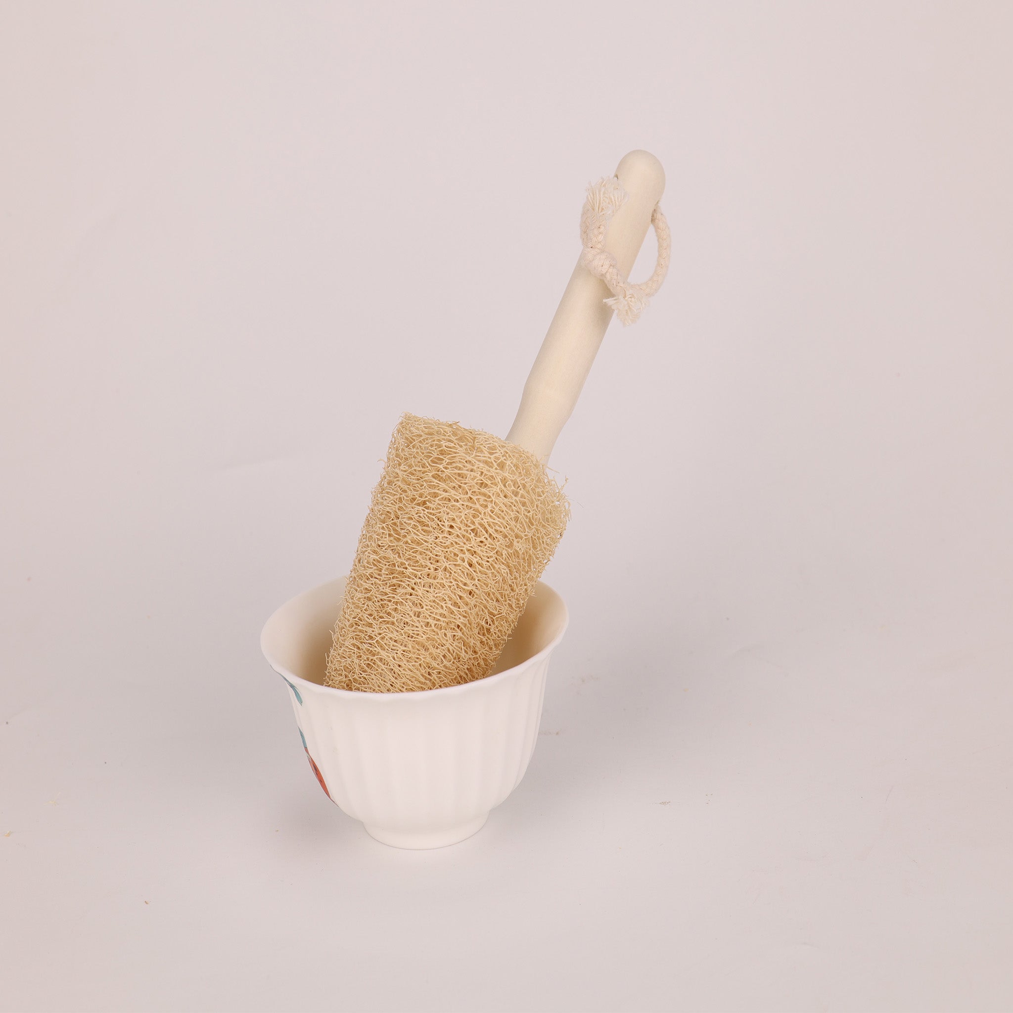 Loofah Cup Brush