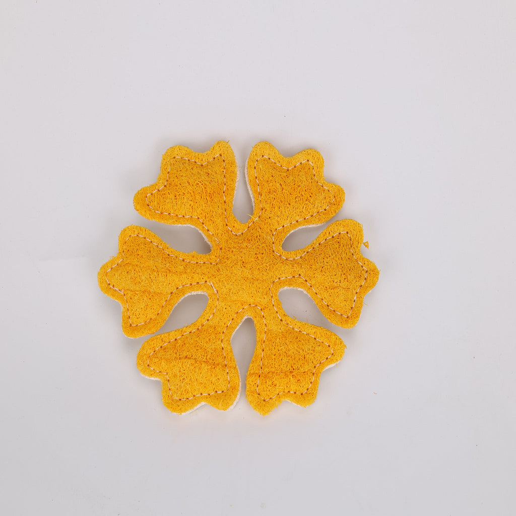 Loofah Pet Toys--Snowflake