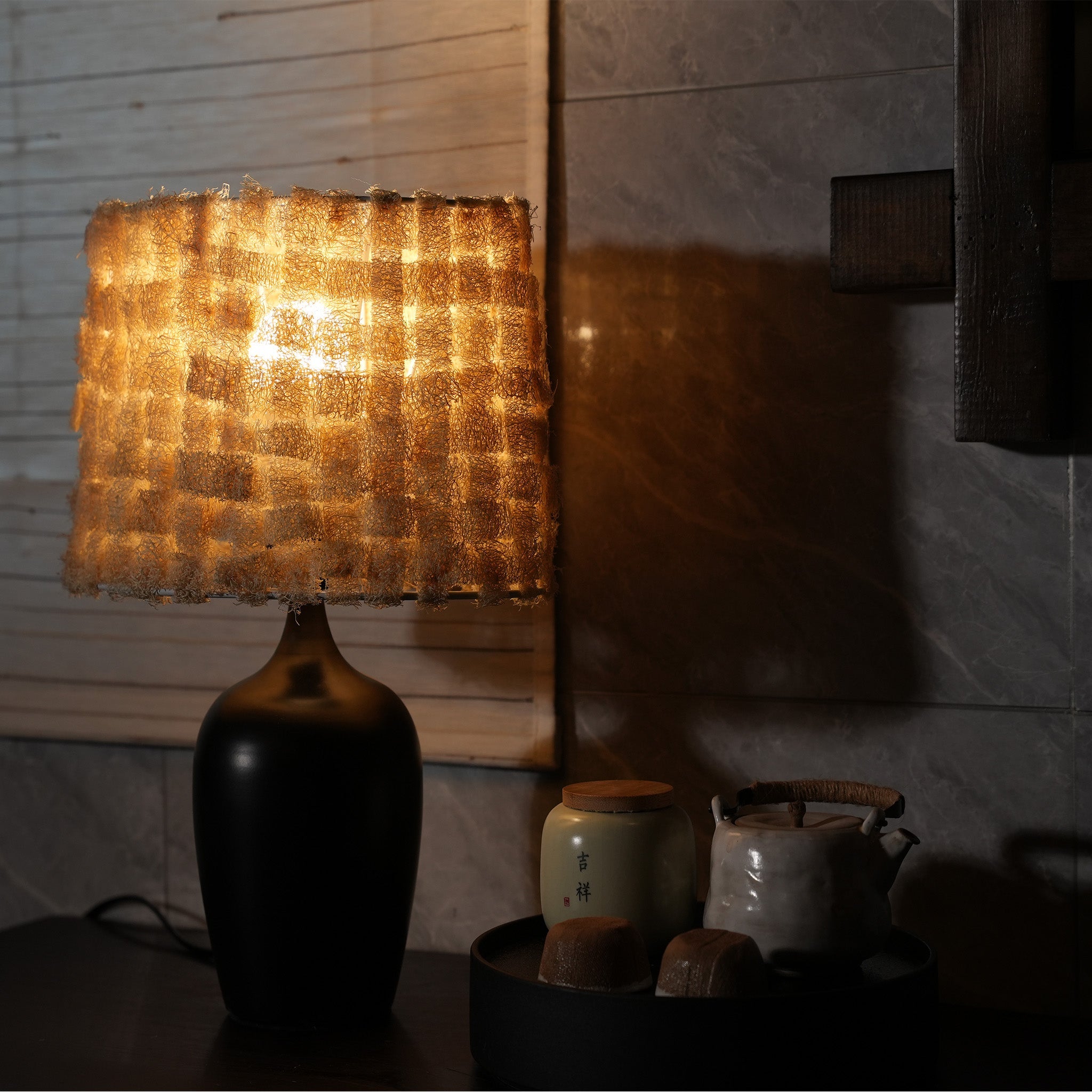 Artisanal Luffa Pendant Light for Modern Rustic Interiors