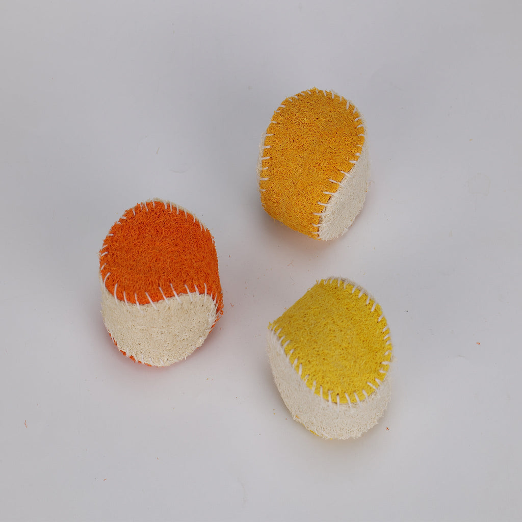 Loofah Pet Toy Ball