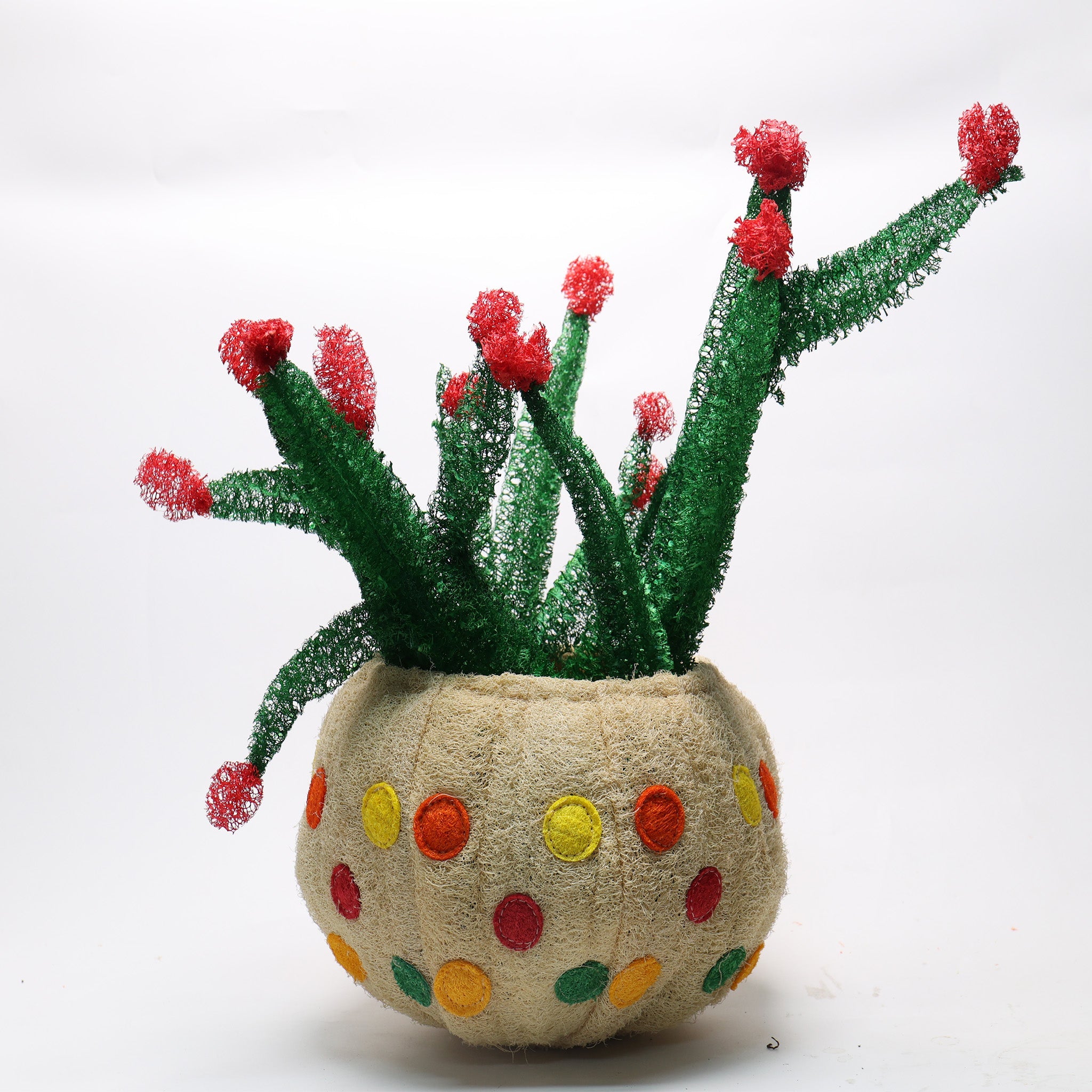 Breathable loofah grass basket urban jungle decor-ONLY2