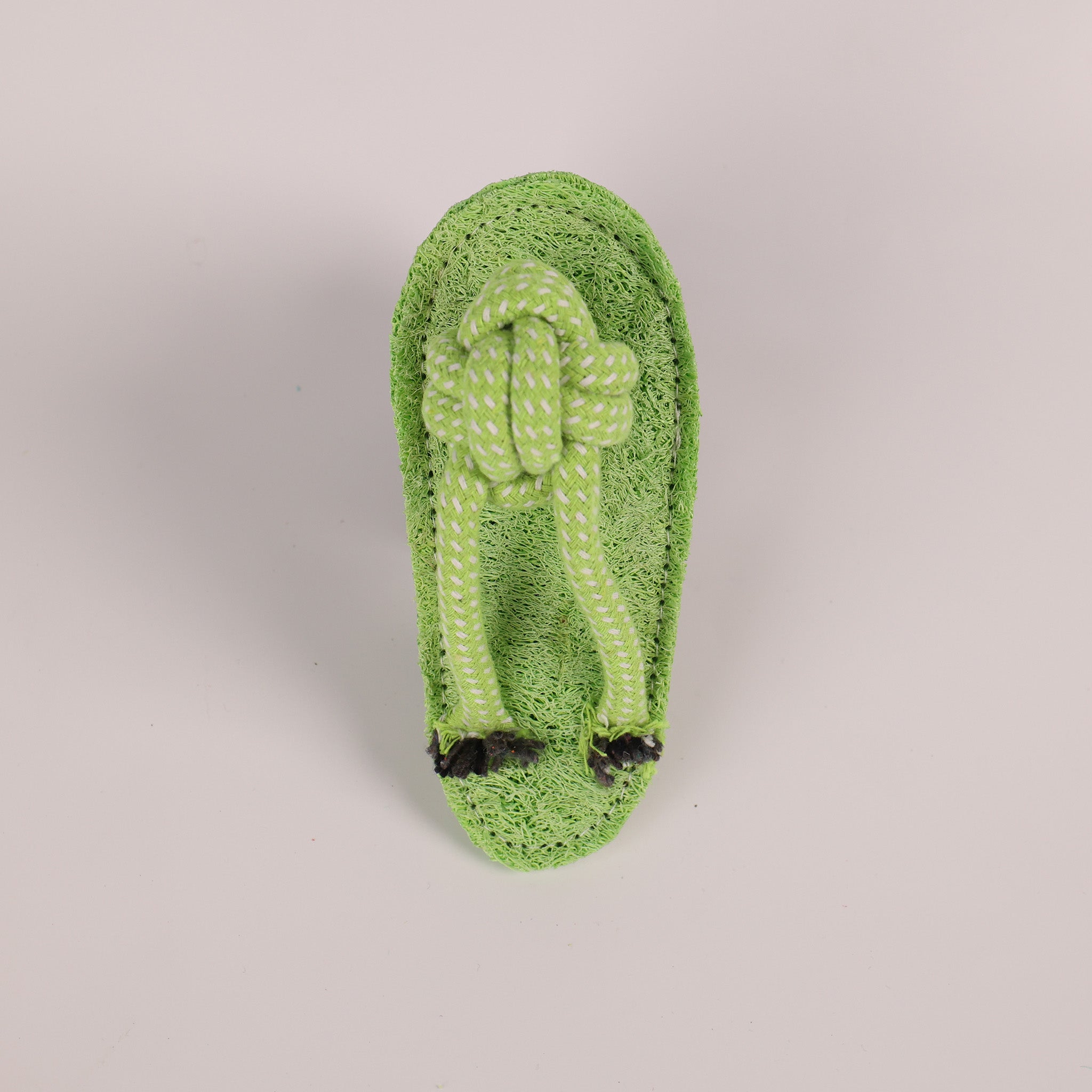 Bite-Resistant Interactive Catnip Slipper-Shaped Loofah Cat and Dog Toy