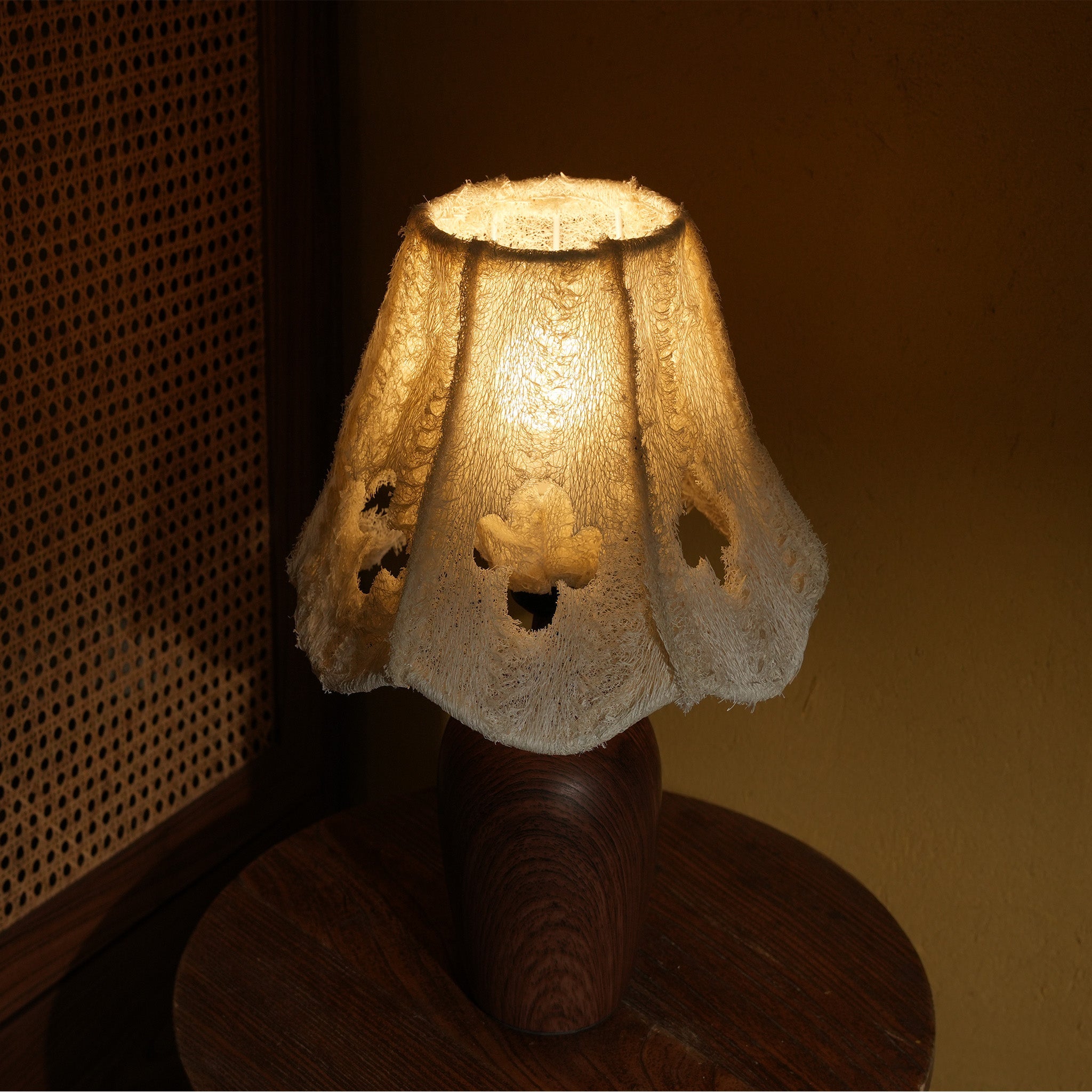 Artisanal Luffa Pendant Light for Modern Rustic Interiors