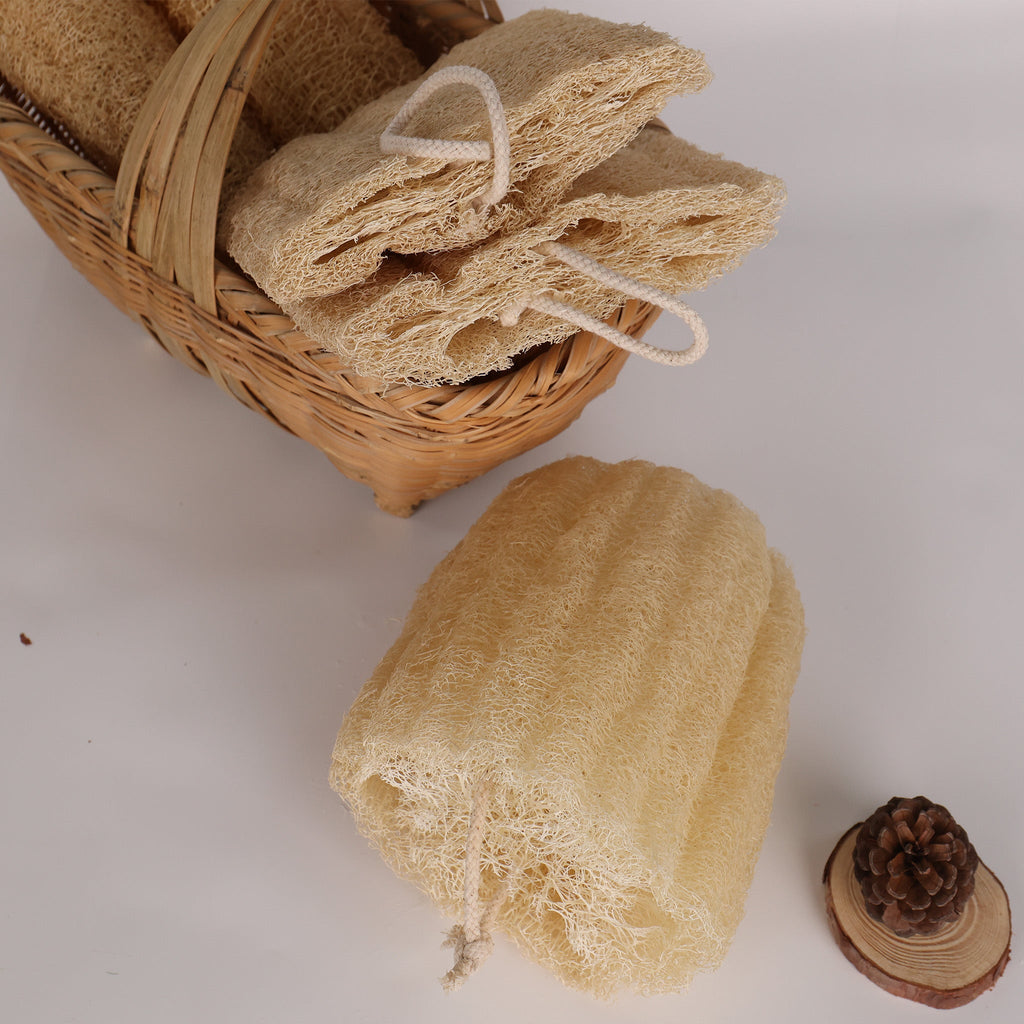 100% Natural Luffa Sponge for Kitchen Cleaning | Eco-Friendly Scrubber | Biodegradable & Reusable
