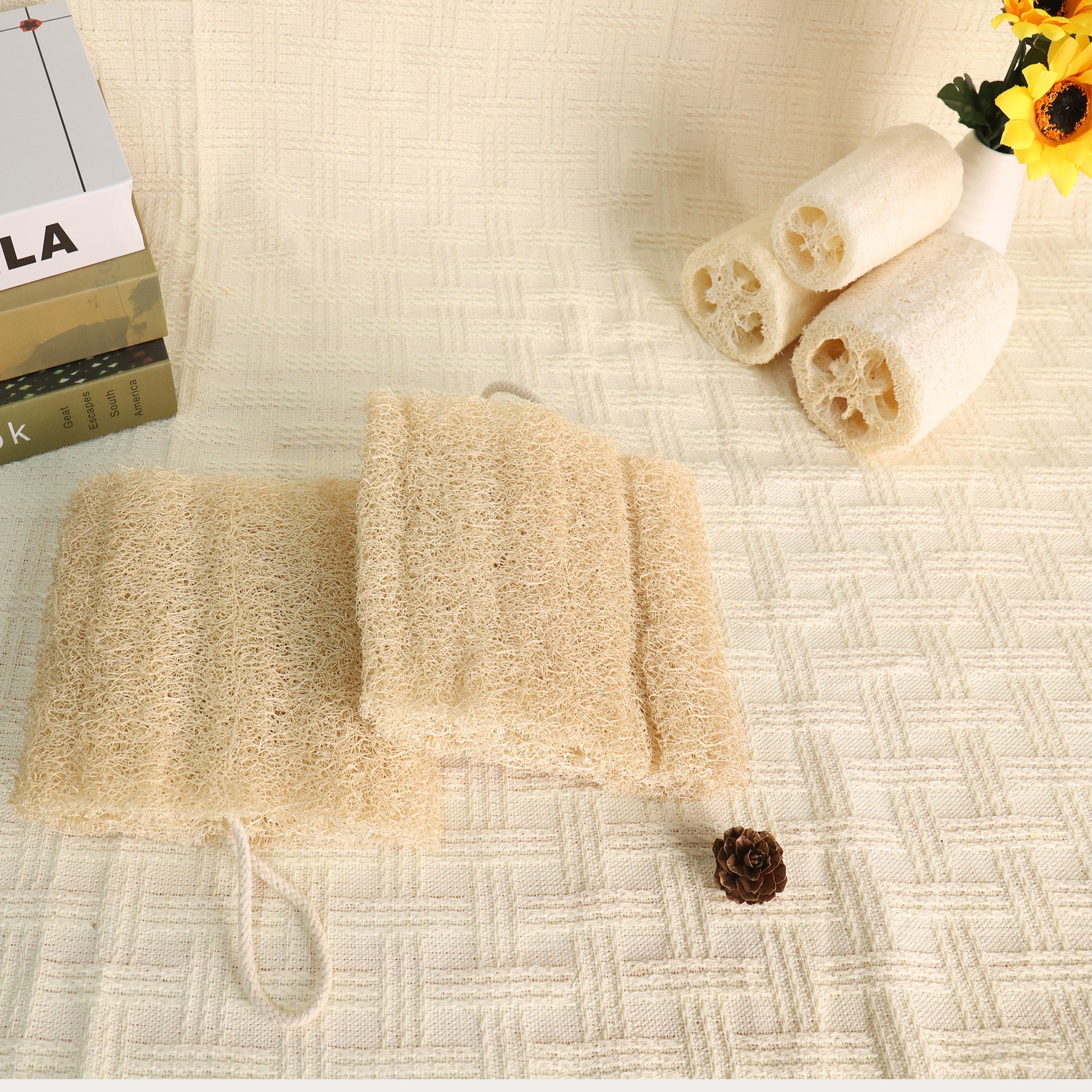 100% Natural Luffa Sponge for Kitchen Cleaning | Eco-Friendly Scrubber | Biodegradable & Reusable