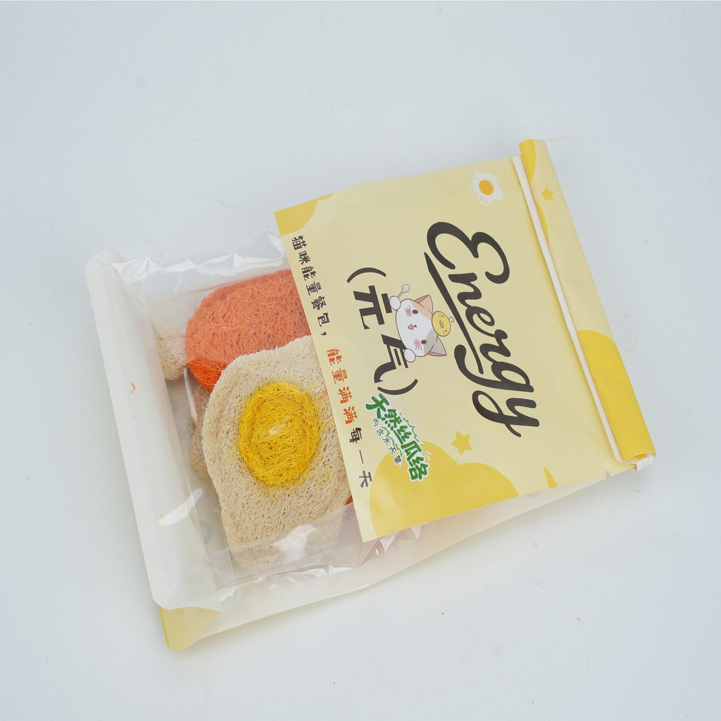 100% Natural Luffa Toy | Heaven for Dogs&Cats to Chew on | Environmentally Friendly and Durable Limited Time Offer