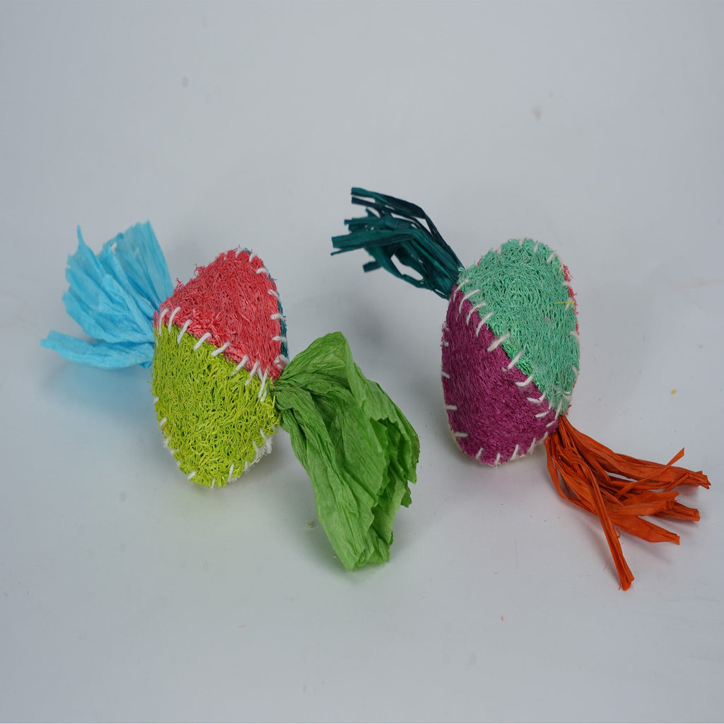 Luffa Sponge Candy - Shaped Pet Toy
