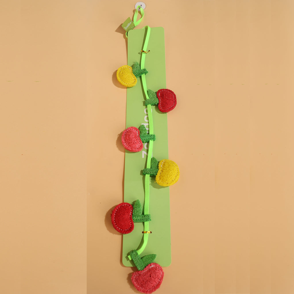 BUY 1 Get 2 Eco-Friendly Cat Teaser Wand - Natural Loofah Fiber, Gentle on Teeth & Paws, Includes Catnip